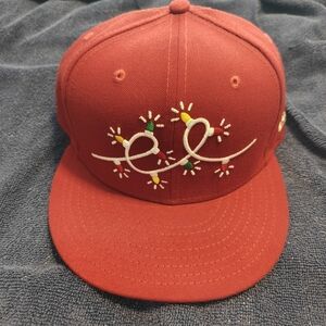 New Era Holiday Lights Hat 7 1/2